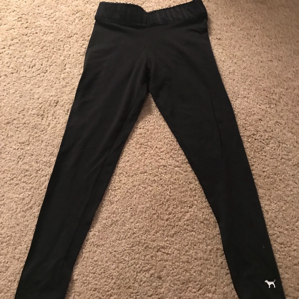 PINK leggings! Gently used! Size small
